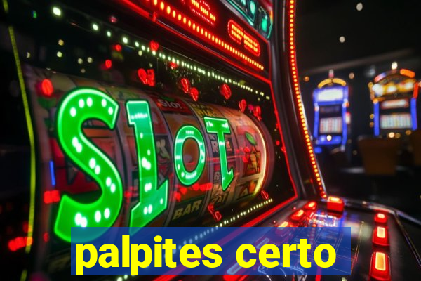 palpites certo