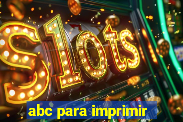 abc para imprimir