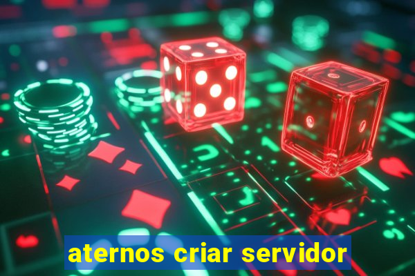 aternos criar servidor