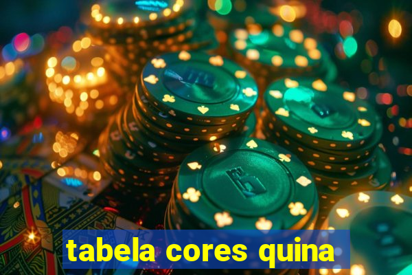 tabela cores quina