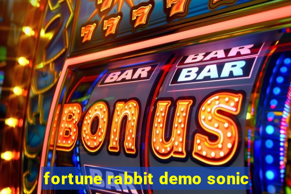 fortune rabbit demo sonic